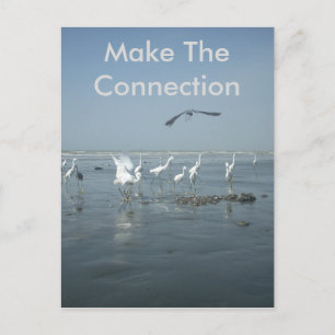 Carte Postale Créez Votre Propre Établir La Connexion