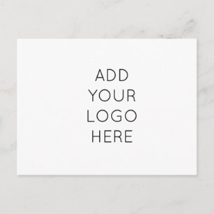 Carte Postale Créez votre propre image de logo personnalisée per