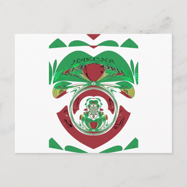 Carte Postale Créez votre propre J'aime Belle Ethiopie (Devant)