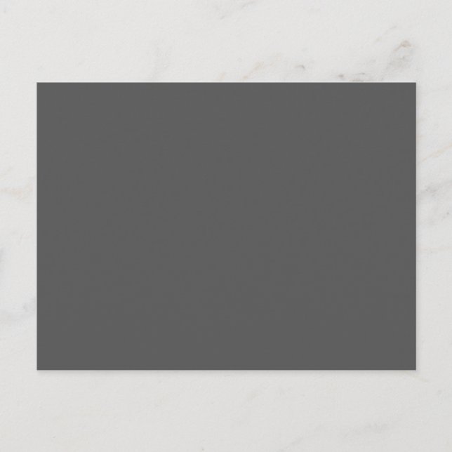 Carte Postale Créez votre propre mariage gris foncé (Devant)