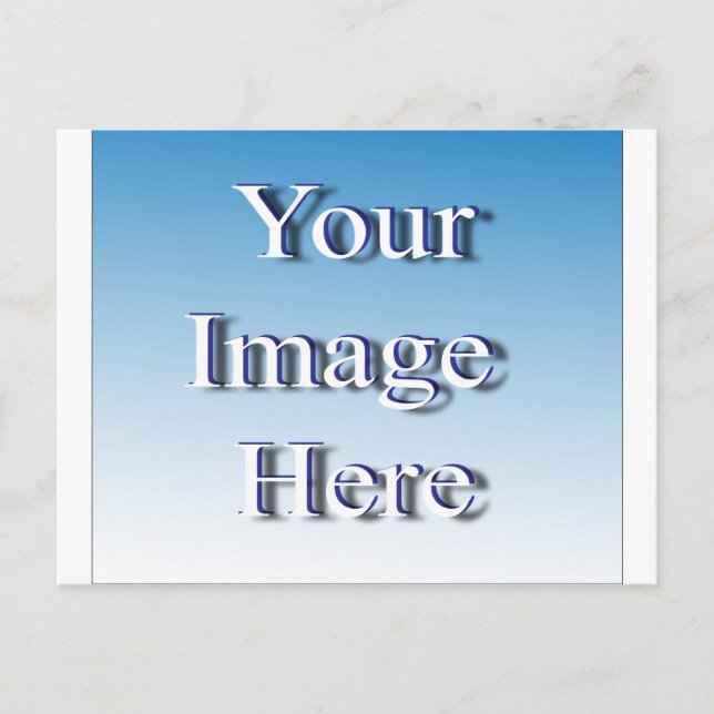 Carte Postale 🤍 Créez votre propre Modèle personnalisé (Devant)