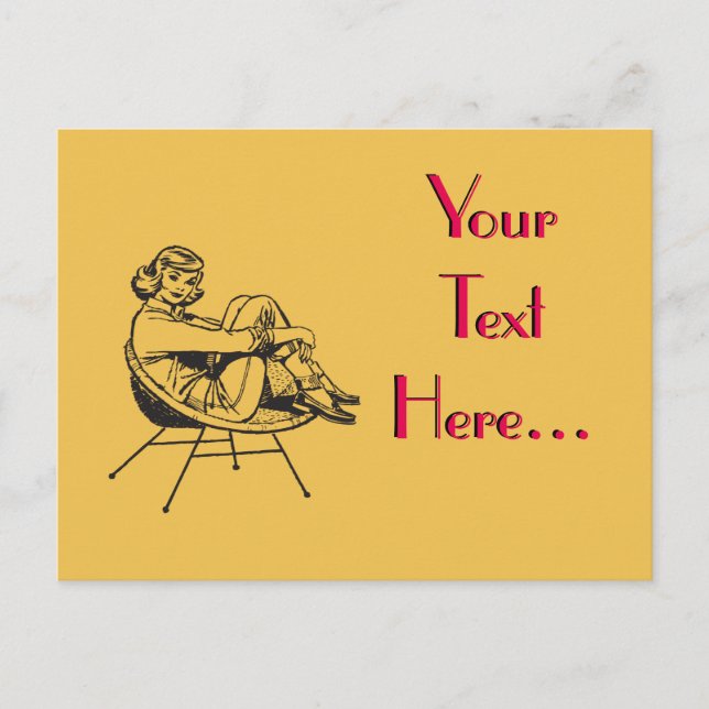 Carte Postale Créez votre propre Vintage (Devant)