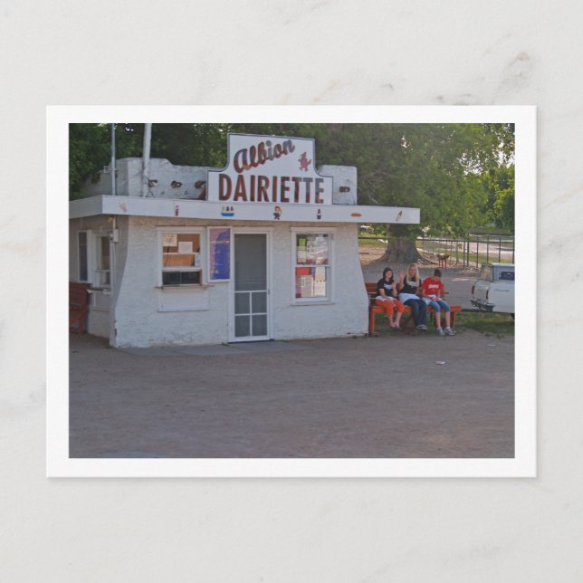 CARTE POSTALE CRÈME DE GLACE (Devant)