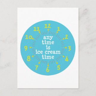 Carte Postale Crème glacée