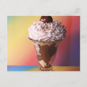 Carte Postale Crème glacée Sundae