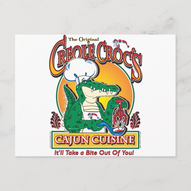 CARTE POSTALE CRÉOLE-CROC (Devant)