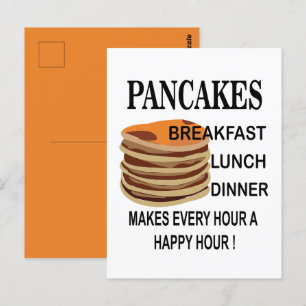 Carte Postale Crêpes Rend Chaque Heure Une Heure Heureuse Crêpe