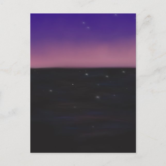 Carte Postale Crépuscule  (Devant)