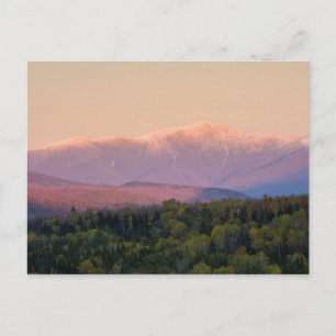 Carte Postale Crépuscule et mont Washington dans le