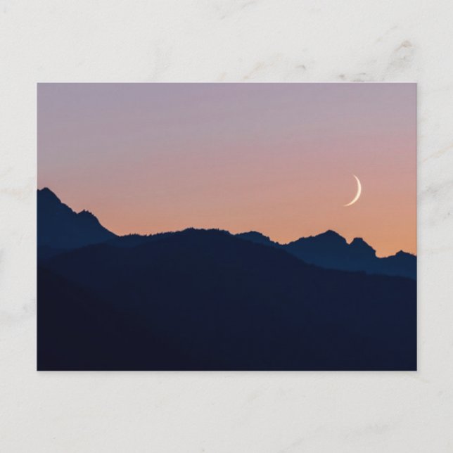 Carte Postale Crescent Moon & Vénus | Seabeck, Washington (Devant)