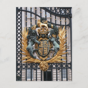 Carte Postale Crest Buckingham Palace London England
