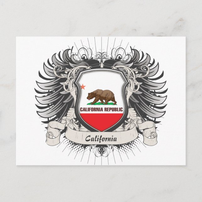 Carte Postale Crest de Californie (Devant)
