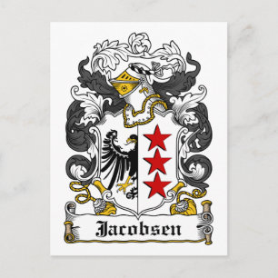 Carte Postale Crest de la famille Jacobsen