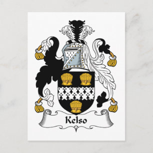 Carte Postale Crest de la famille Kelso