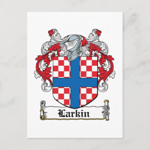 Carte Postale Crest de la famille Larkin
