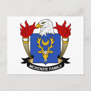 Carte Postale Crest de la famille McKenzie