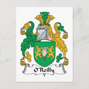 Carte Postale Crest de la famille O'Reilly