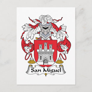 Carte Postale Crest de la famille San Miguel
