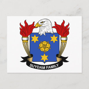 Carte Postale Crest de la famille Suydam