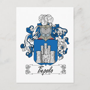 Carte Postale Crest de la famille Tiepolo