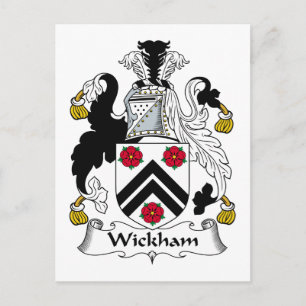 Carte Postale Crest de la famille Wickham
