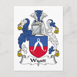 Carte Postale Crest de la famille Wyatt