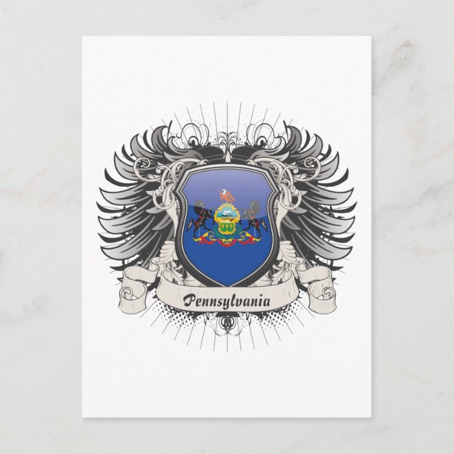 Carte Postale Crest de Pennsylvanie (Devant)