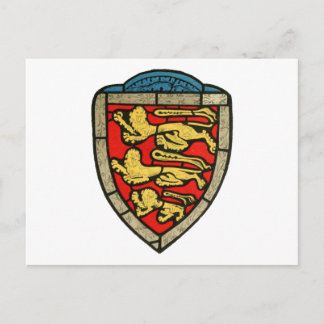 Carte Postale Crest des Lions médiévaux
