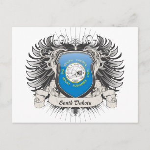 Carte Postale Crest du Dakota du Sud