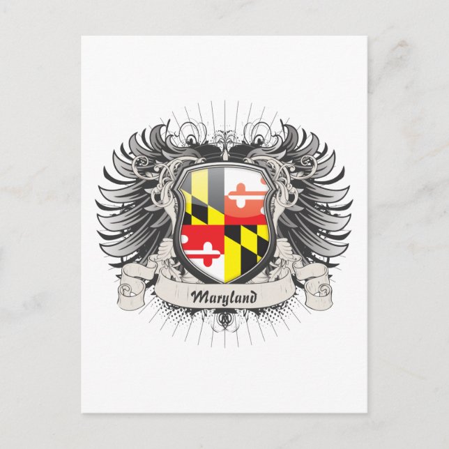 Carte Postale Crest du Maryland (Devant)