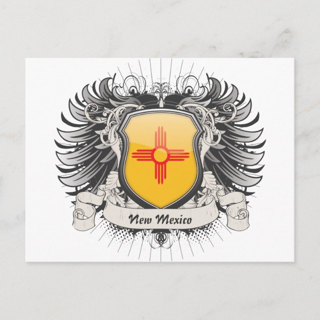 Carte Postale Crest du Nouveau-Mexique (Devant)