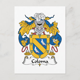 Carte Postale Crest familial de Coloma