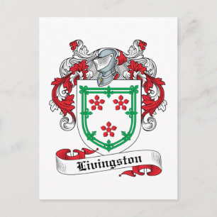 Carte Postale Crest familial de Livingston