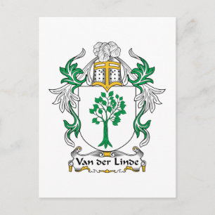 Carte Postale Crest familial Van der Linde