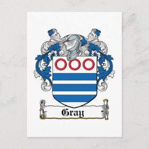 Carte Postale Crête de famille grise