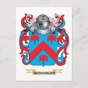 Carte Postale Crête de famille Woodruff (armoiries)