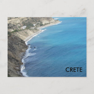 Carte Postale Crète le long de la mer Méditerranée