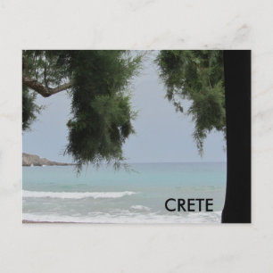 Carte Postale Crète le long de la mer Méditerranée
