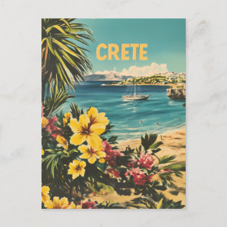 Carte Postale Crète vintage