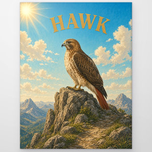 Carte Postale Crêtes de Hawk Mountain Watercolor GeoSaga