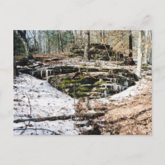 Carte Postale crevasses torby sur glace