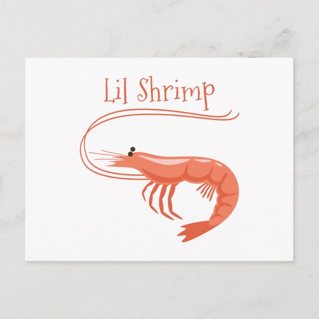 Carte Postale Crevettes Lil (Devant)
