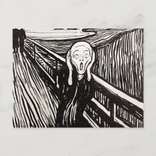 Carte Postale Cri par Edward Munch