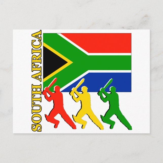 Carte Postale Cricket Afrique du Sud (Devant)