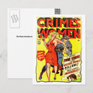 Carte Postale Crimes par les femmes #2 Age d'or Couverture de la