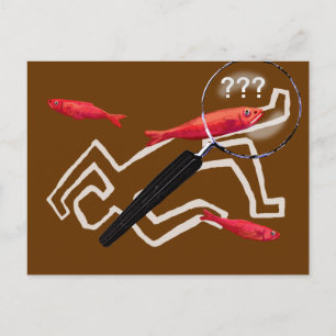 Carte Postale Criminelle - harengs rouges