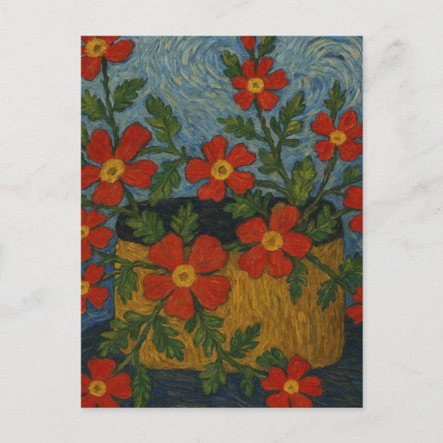 Carte postale Crimson Phlox (Devant)