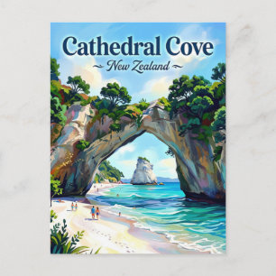Carte Postale Crique de la Cathédrale Nouvelle-Zélande