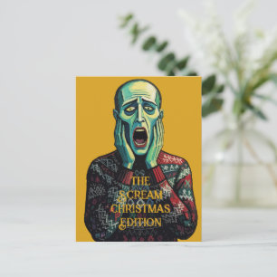 Carte Postale Crise de Noël - Edvard Munch Sweater de Saison