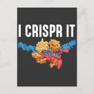 Carte Postale Crispr Organismes ADN Science Biologie Enseignant